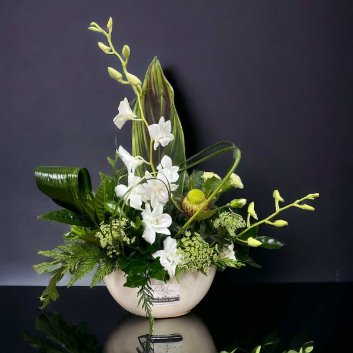 Zen Chic Flower Arrangment