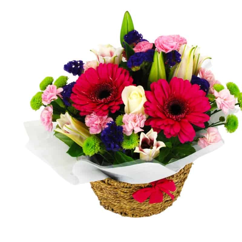 Berry Blossom Flower Basket