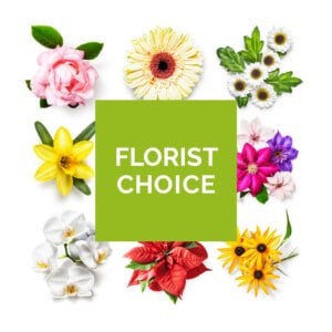 Florist Choice pastel flower box arrangement