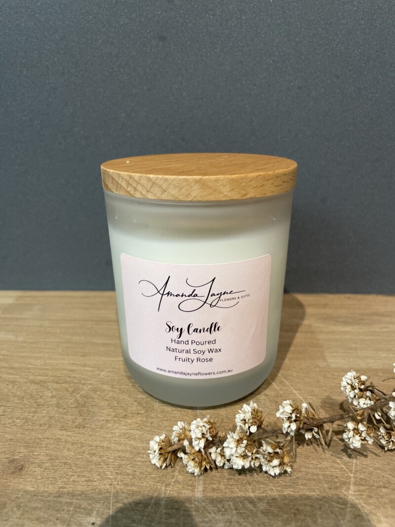 Fruity Rose Soy Candle