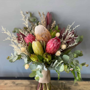 native bridal bouquet