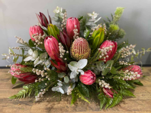 Wild Flower Beauty – mix of seasonal wild flowers. Flowers are a natural product and subject to seasonal and availability.It may be necessary for our florist to make substitutions for flowers of similar size, shape and value.